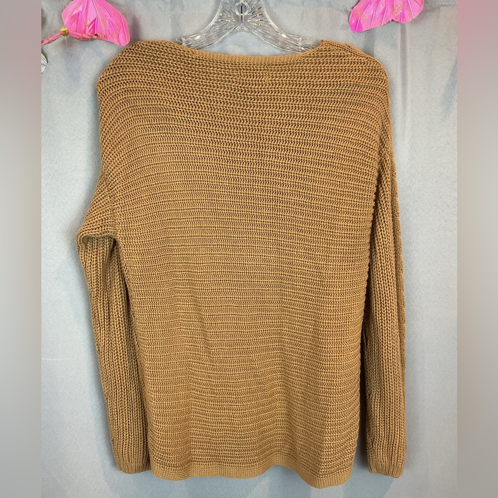 Lascana Golden Brown Lace Up Sweater- Size 4-6 - Picture 5 of 8
